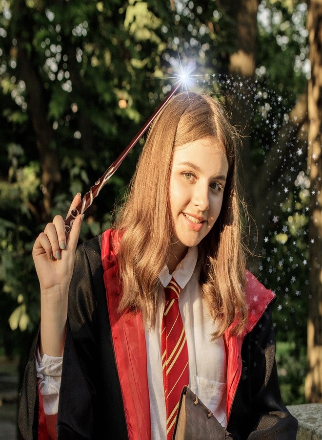 ChampWe Light Up Magic Wizard Wand Rechargeable Illuminating Toy for Kids Witch Collection Cosplay Accessories with Spellbook and Gift Box (Ivy) - Image 4
